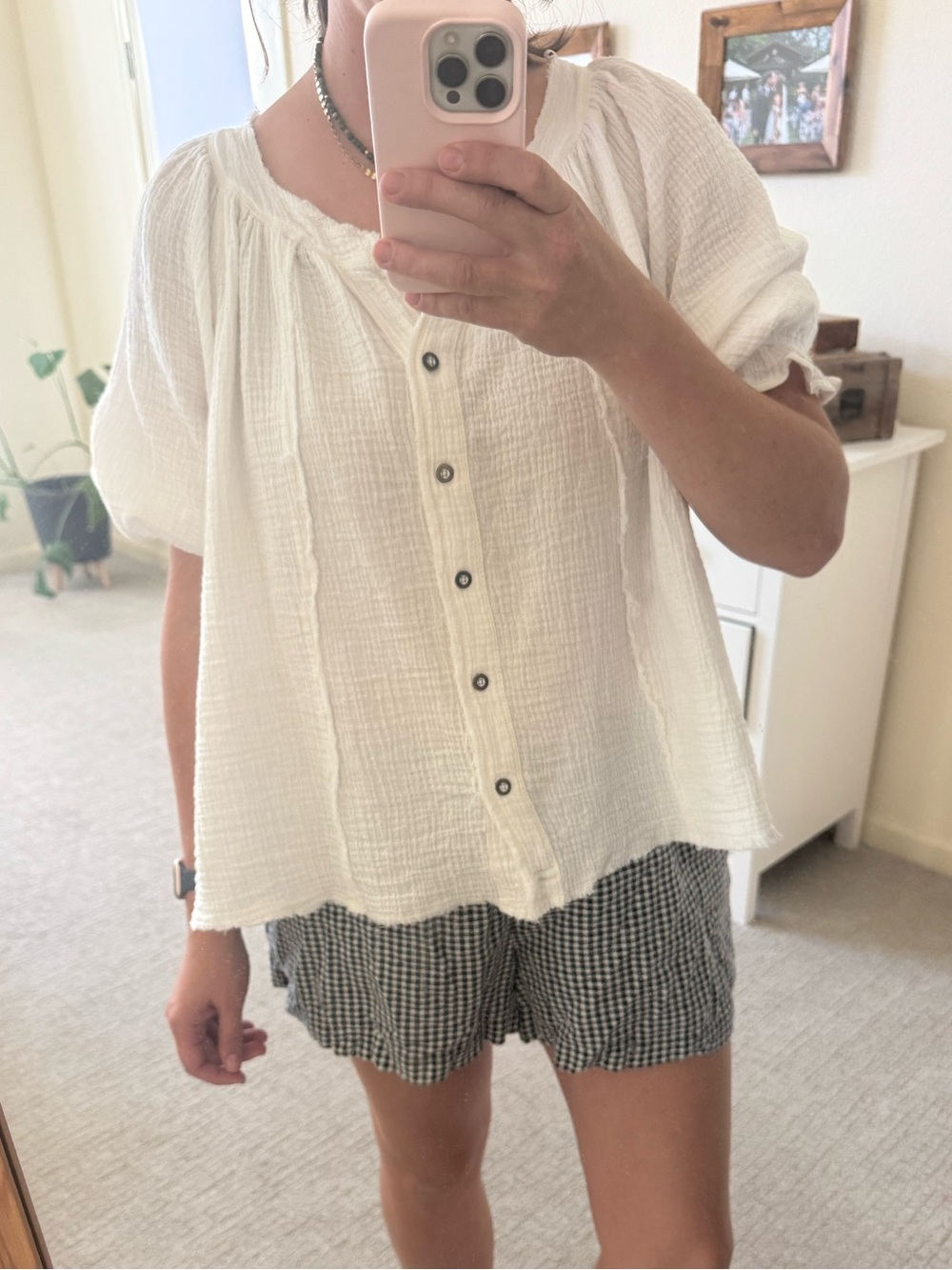 Free People Happy Days Top White